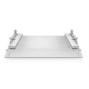 Stainless steel lift floor platform Ohaus 600kg/200g. 1000x1000 mm.