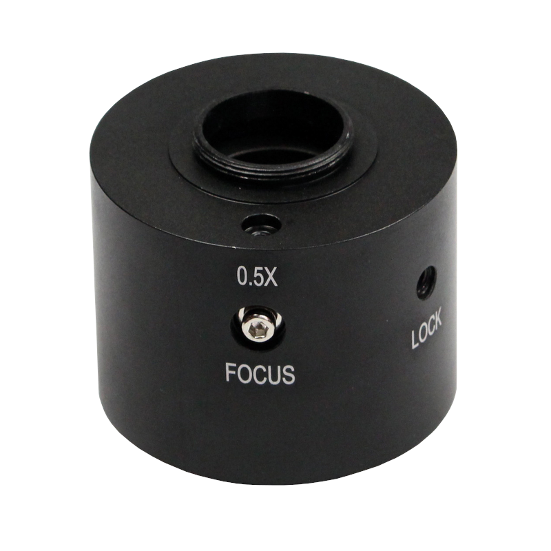 C-mount camera adapter 0,5 x, adjustable focus (for trinocular models)