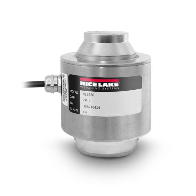 Canister load cells stainless steel IP69K, 30 tonnes. OIML R60, C6.