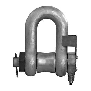 Shackle (steel) wih integrerated load cell (stainless) 50 tonnes