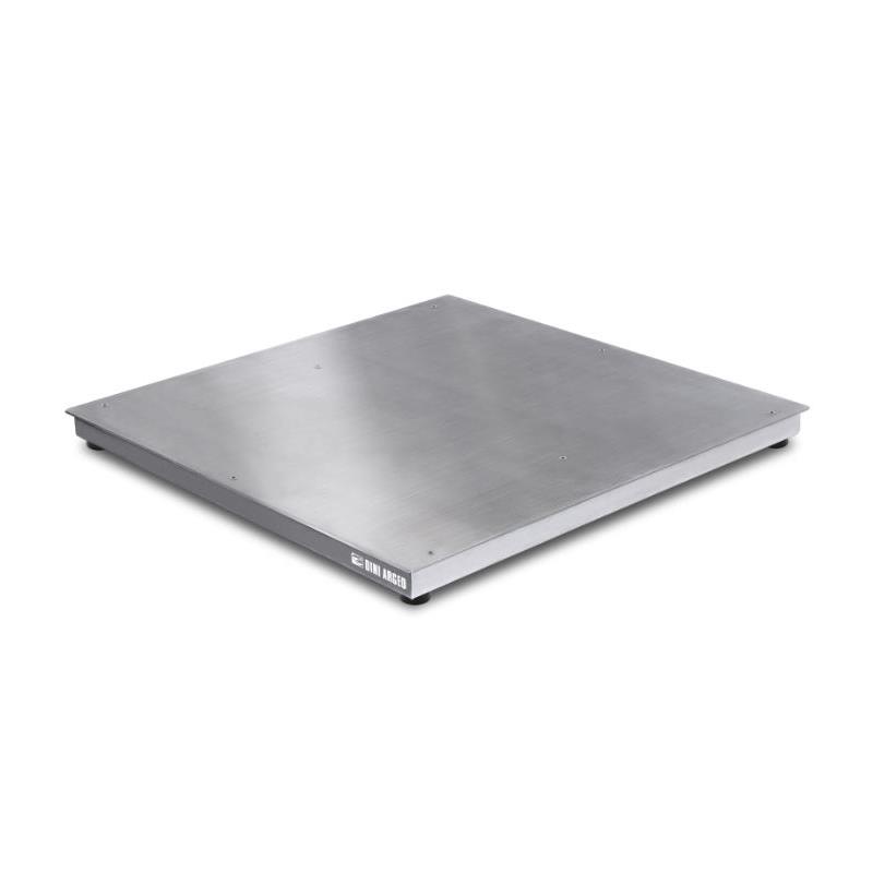 Floor scale platform completely in stainless C6, AISI 304 IP67, 1250x1250x90, 300kg/50g