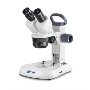 Microscope Kern OSF-4G stereo, binocular, mechanical stand. 1x/2x/3x zoom.