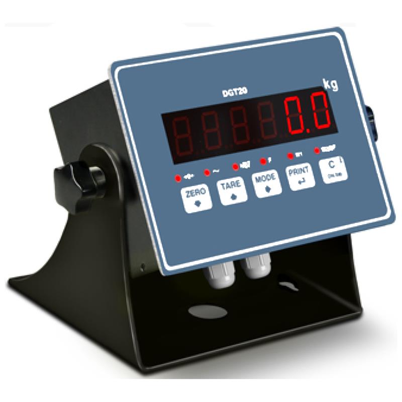 Weighing indicator DGT20 for wall mounting. 2 alarms. 4-20 mA/0-10V. ETHERCAT.
