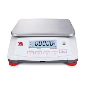 Bench scale 3kg/1g, Ohaus Valor 7000, dual display, Verification included.