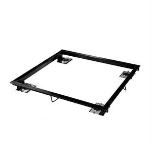 Frame for flush floor installation for 1250x1250 mm platforms.