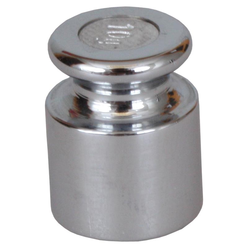 Stainless steel weight 10g. Zwiebel or CIBE report with tolerance according to M1.