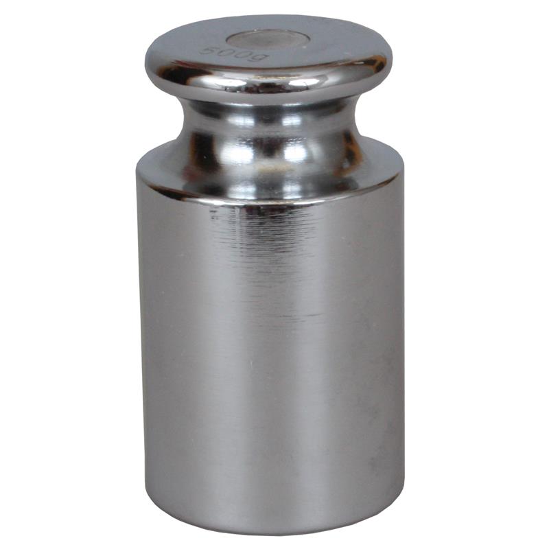 Stainless steel weight 500g. Zwiebel or CIBE report with tolerance according to M1.