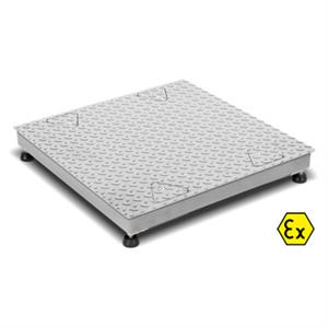 Stainless steel weighing platform 300kg, IP68, 600x600x88mm