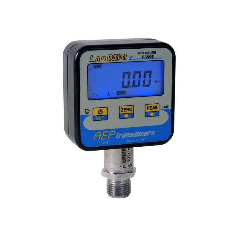 Digital manometer LABDMM2 10 bar. For pressure and temperature measurement.