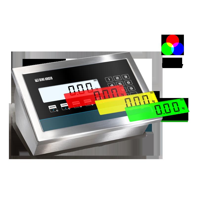 Weighing indicator ATEX/IECE for zone 1/21. IP68 Stainless steel.