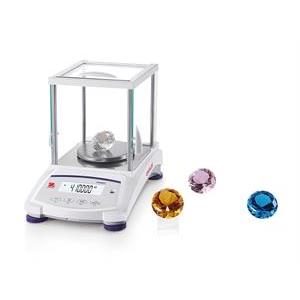 Precision scale for weighing jewelry. Ohaus PJX Carat. 240g/0,001g&200ct/0,01ct. Intern cal,Verified