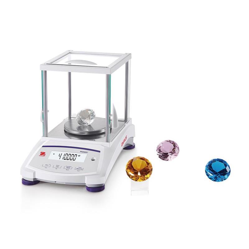 Precision scale for weighing jewelry. Ohaus PJX Gold. 4200g/0,01g. Intern cal.