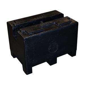 Rectangular cast Iron weight 1000kg with RISE report with tolerance according to M2. Stackable.