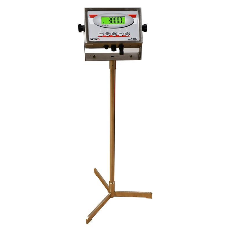 Weighing Indicator, rechargeable battery, OIML. Stainless Steel.