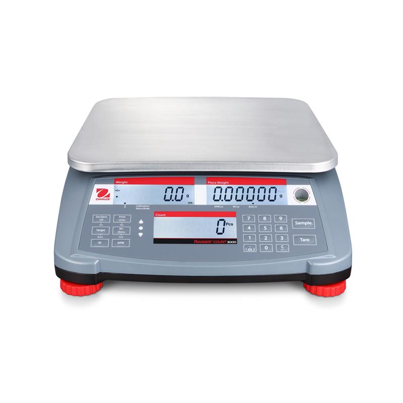 Counting scale 1,5kg/0,5g Ohaus Ranger 3000, Verification lncluded.