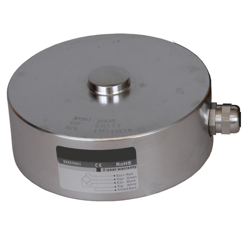 Load cell 20 tonnes. Compression. IP67 Nickel plated