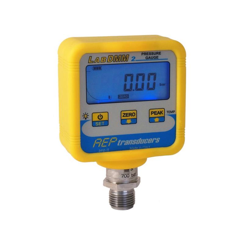 Digital manometer LABDMM2 350 bar. For pressure and temperature measurement.