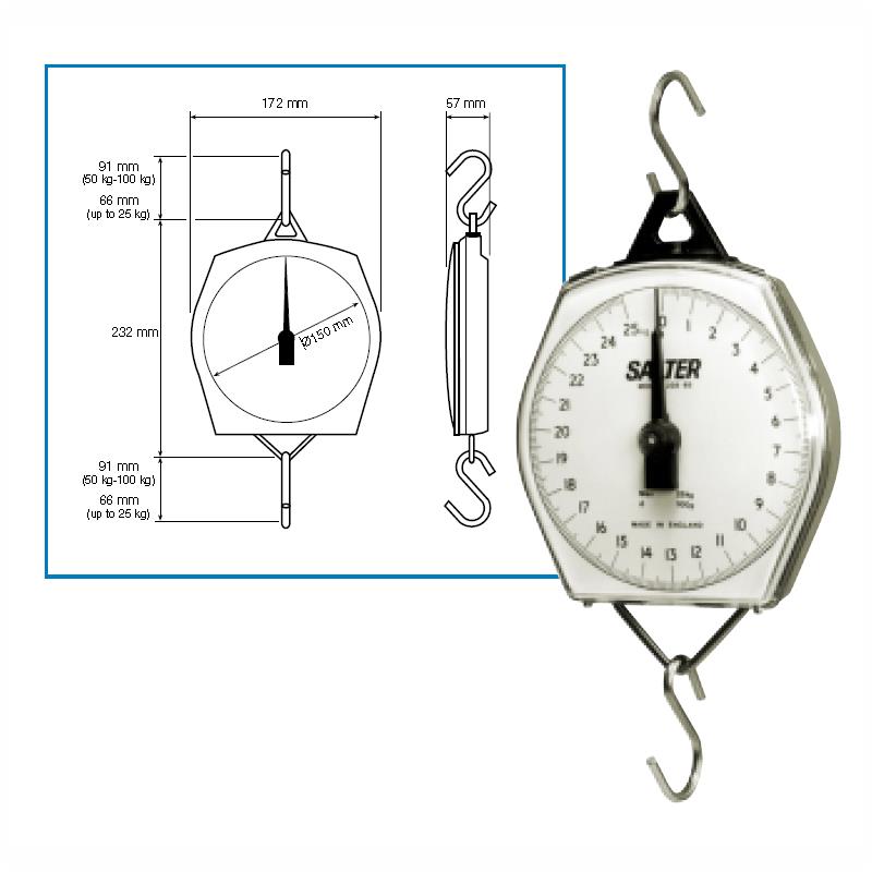 Brecknell 235-6s-11 Mechanical Hanging Scale