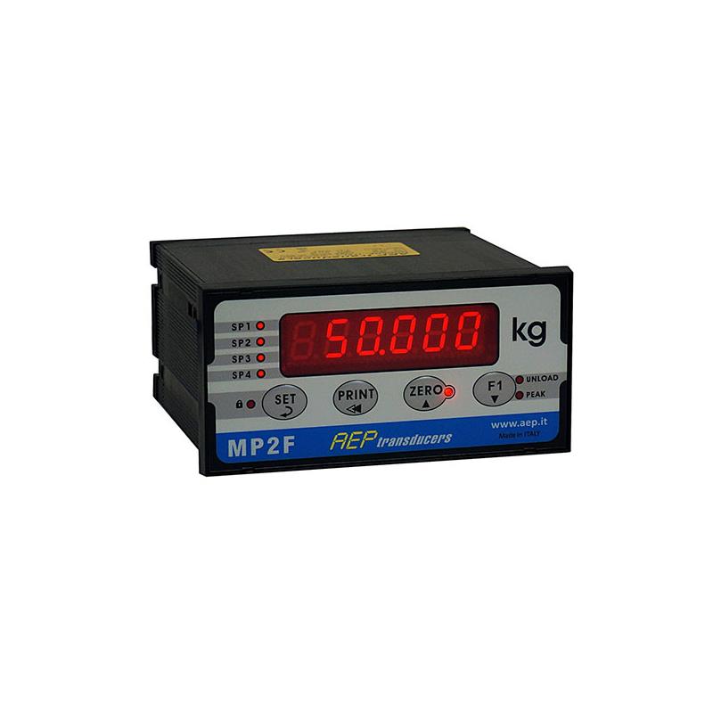 Panel digital indicator MP2F, used in the modern static and dynamic measure systems.