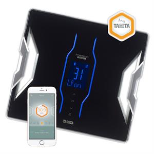 Tanita Personal scale black with Bluetooth, fat, muscle, bone, water, 200kg/50g