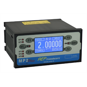 Digital weighing indicator, with 1 (standard) or 2 (optional) channels