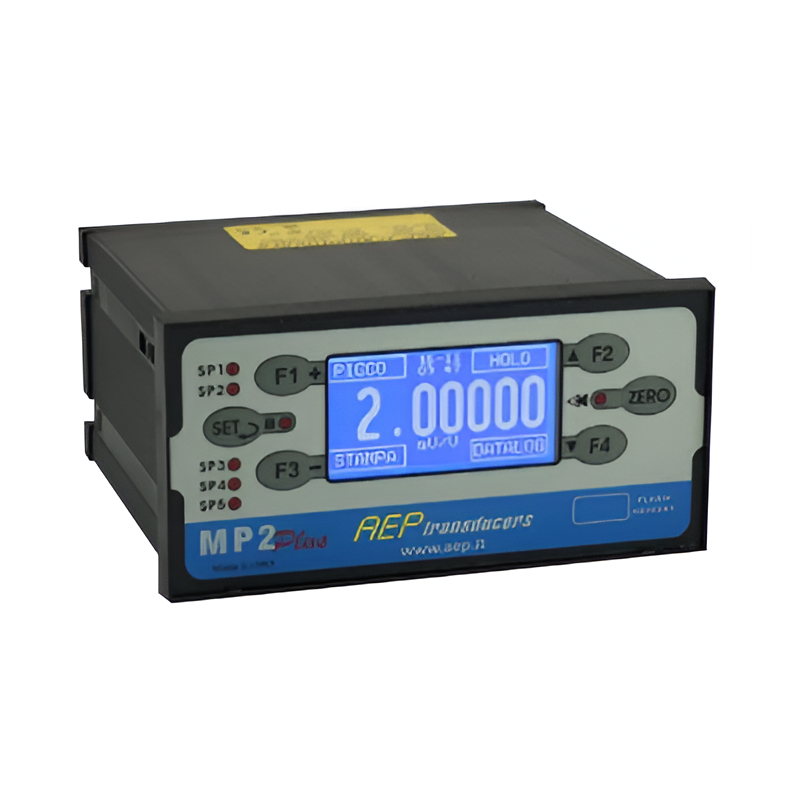 Digital weighing indicator, with 1 (standard) or 2 (optional) channels