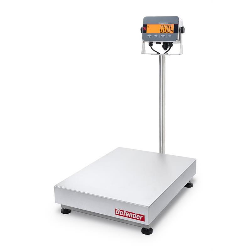 Bench scale Defender 3000, 300kg/50g, 500x650 mm. With column. Washdown, stainless steel IP66/67.
