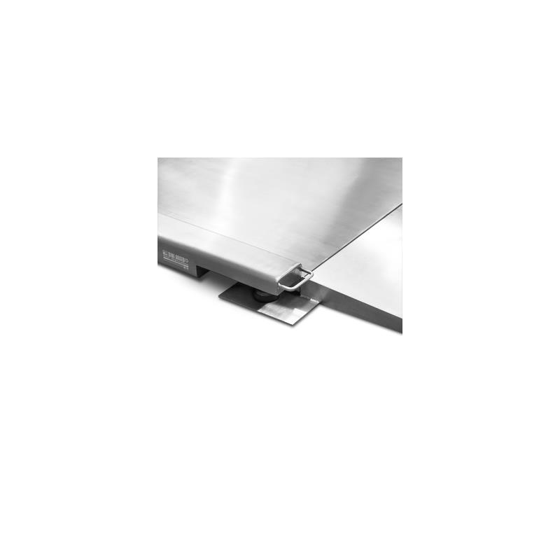 Floor scale platform profile in stainless steel, 1000x1250x45 mm, 600kg/0,1kg