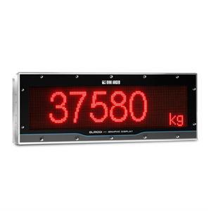 Alphanumeric repeater IP68, Stainless, 110 mm multicolour LED display. RS485