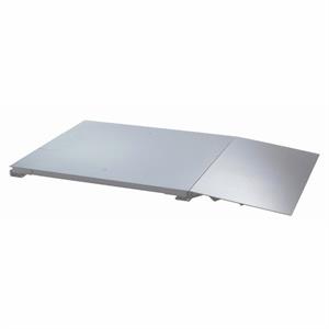 Access ramp in stainless steel, for 1000x1000 mm and 1000x1250 mm platforms