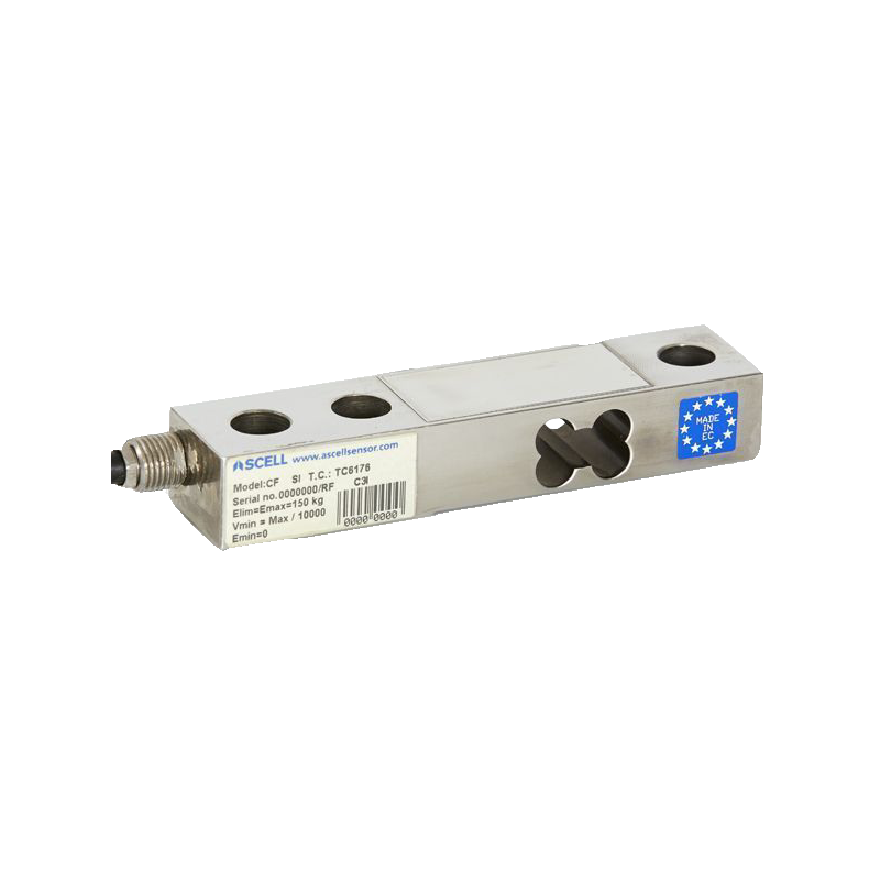 Load cell 75 kg. OIML R60 C3. Bending beam, stainless steel IP67.