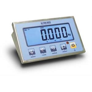 Weighing indicator IP68, stainless, rechargeable battery.