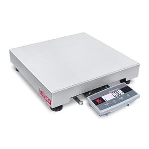 Shipping scale Ohaus Courier 7000. 150kg/50g, 457x457mm. Verified.