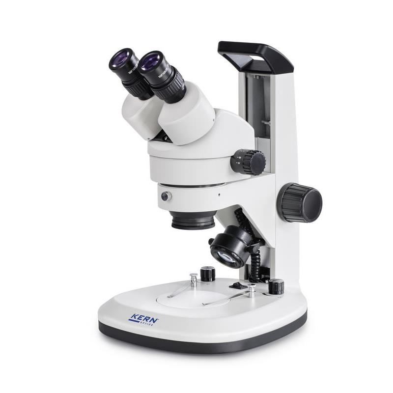 Microscope Kern OZL-46 stereo, binocular, mechanical stand. 0,7x/4,5x zoom. Field of view ø 20.0mm.