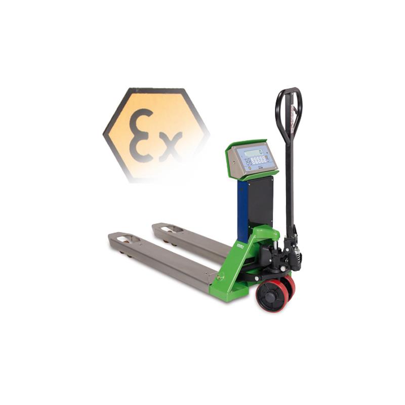 Pallet Truck Scale for ATEX zone 2 and 22. 2000kg VERIFIED