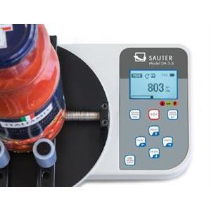 Torque measurement, testing of bottles and other packaging with screw tops. 5Nm/0,001Nm.