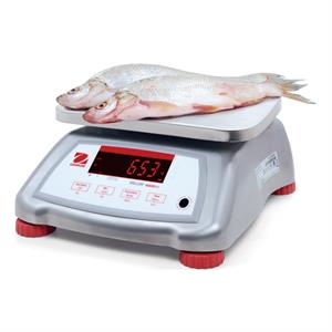 Bench scale stainless Valor 4000 Ohaus 3kg/1g. Verified. IP68.