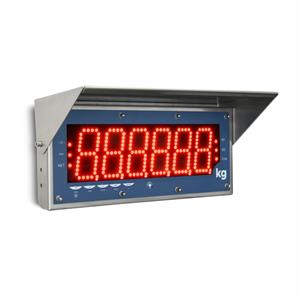 Weighing indicator with big 100mm digits. 2 alarm. RS232