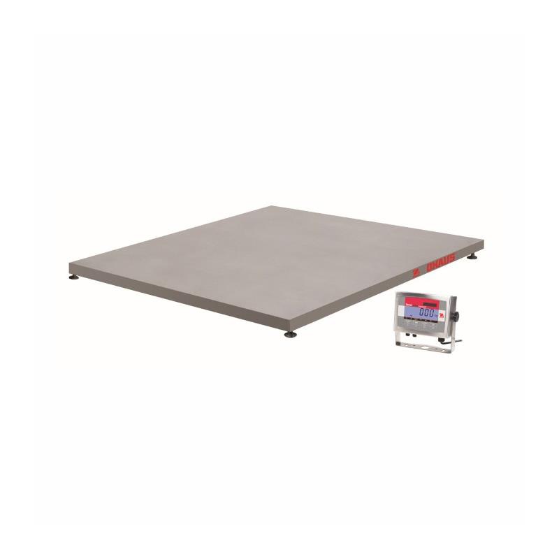 Floor scale Stainless Defender 3000 IP67, 1500kg/500g, 1000x1000x90mm, Verified M.