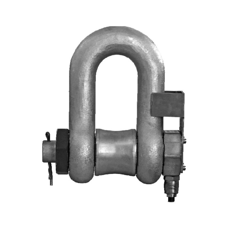 Shackle (steel) wih integrerated load cell (stainless) 10 tonnes