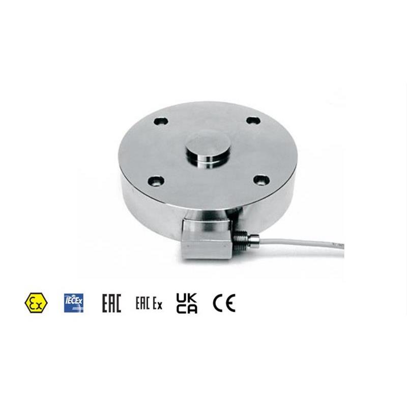 Compression load cell CBLS, low profile, stainless steel, 500.000 kg