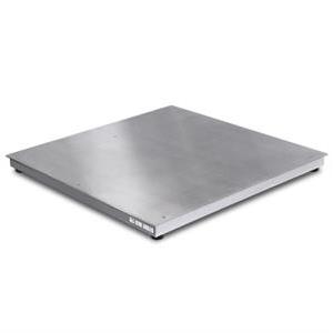 Floor scale platform completely in stainless C6, AISI 304 IP67, 1000x1250x90, 300kg/50g