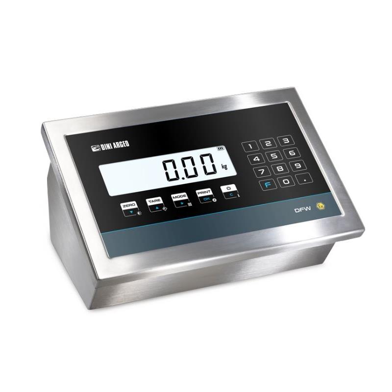 Weighing indicator ATEX/IECE for zone 2/22. IP68 Stainless steel.