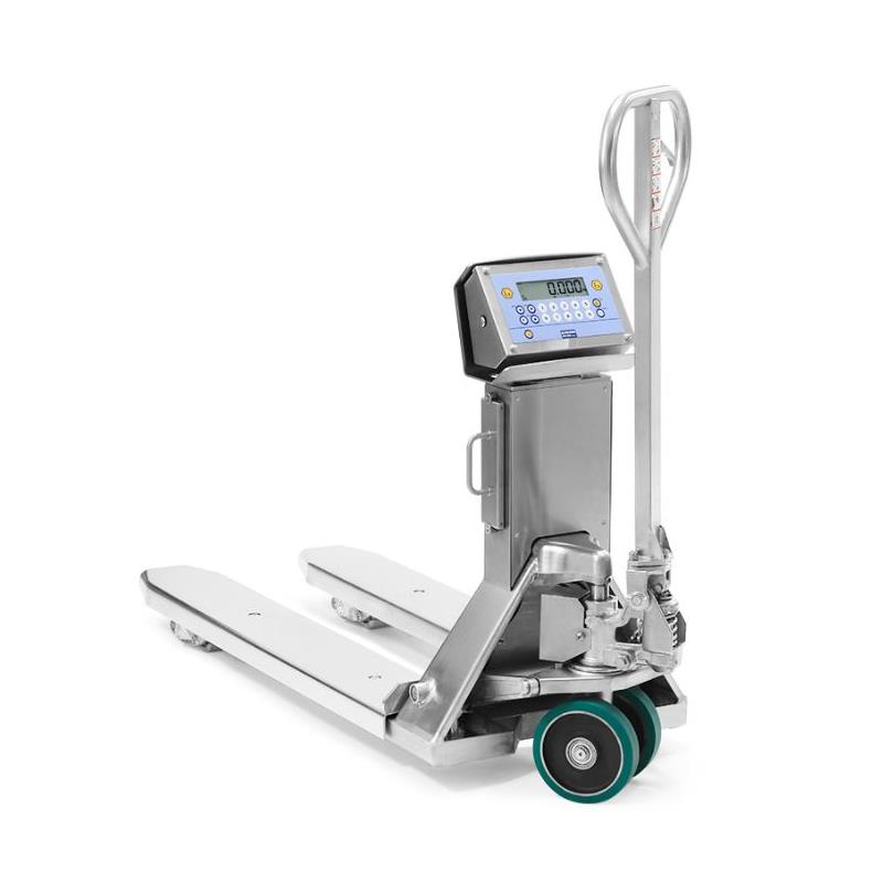 Pallet truck scale for ATEX zon 1 and 21 & 2 and 22. 2000kg/1kg.