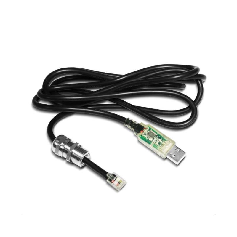 RS232 to USB cable 1,5m with cable glands for Dini RJ11