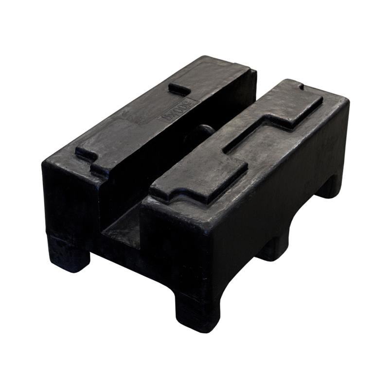 Rectangular cast Iron weight 500kg with RISE report with tolerance according to M2. Stackable.