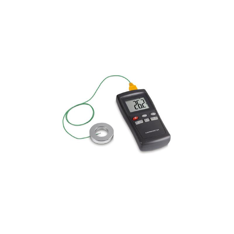 Temperature calibration set consisting of measuring sensor and display device for Sauter DAB