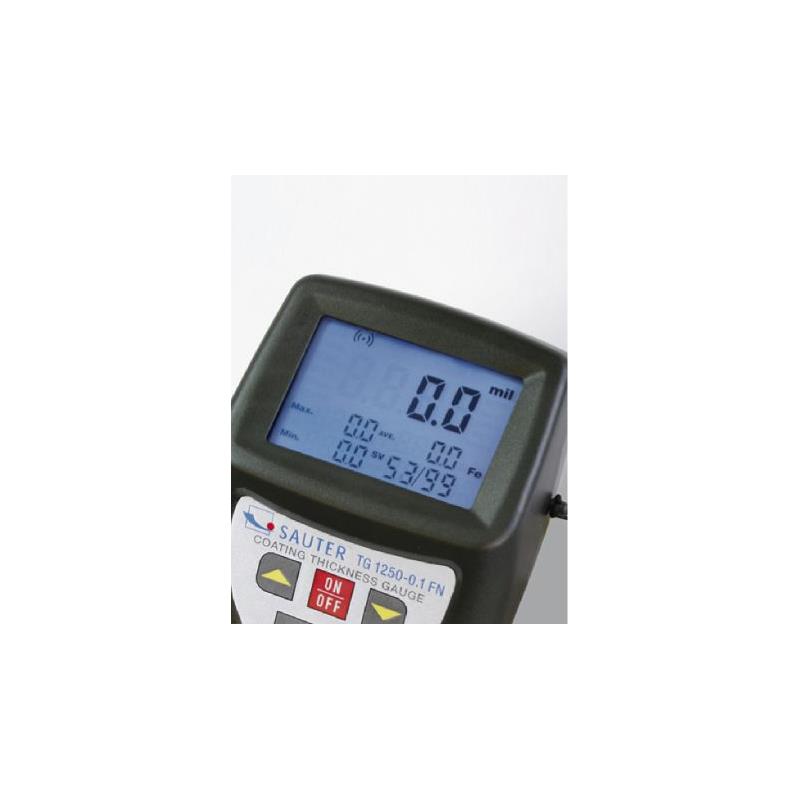 Digital coating thickness gauge for paint coating, lacquer coating etc. Sauter TG.