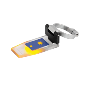 Prism coverplate with integrated LED-Diode