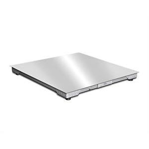 Stainless steel platform, 600kg/0,2kg & 1500kg/0,5kg. 1250x1250x120 mm